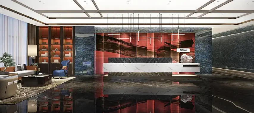 Müasir dizayn mərmər pvc film rulonu