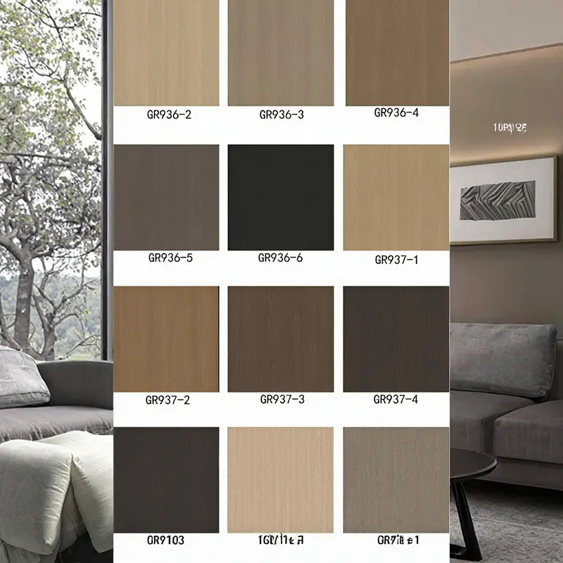 Müasir dizayn tərzi PVC Dekorativ Film