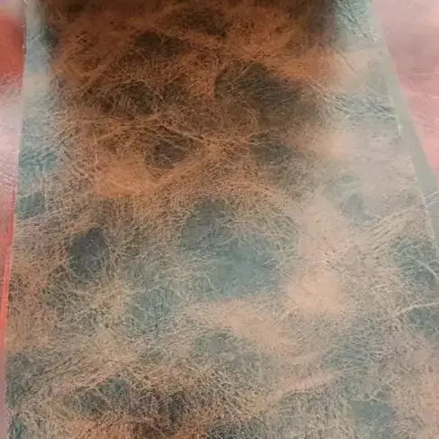 PVC Dəri Nəfəs alma Flexible Faux Dəri Parça Film